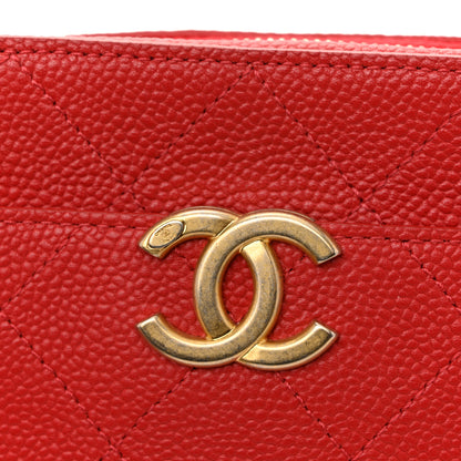 Chanel Caviar Quilted Waist Bag Red 12 of 15