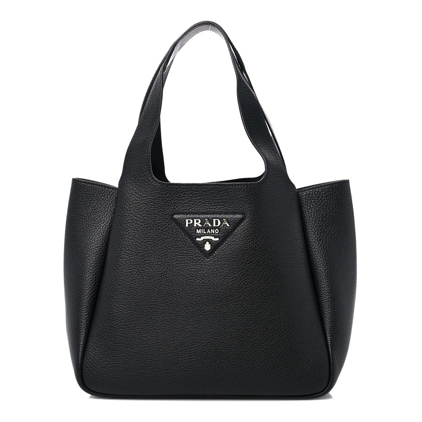 Vitello Daino Soft Medium Dynamique Tote Black