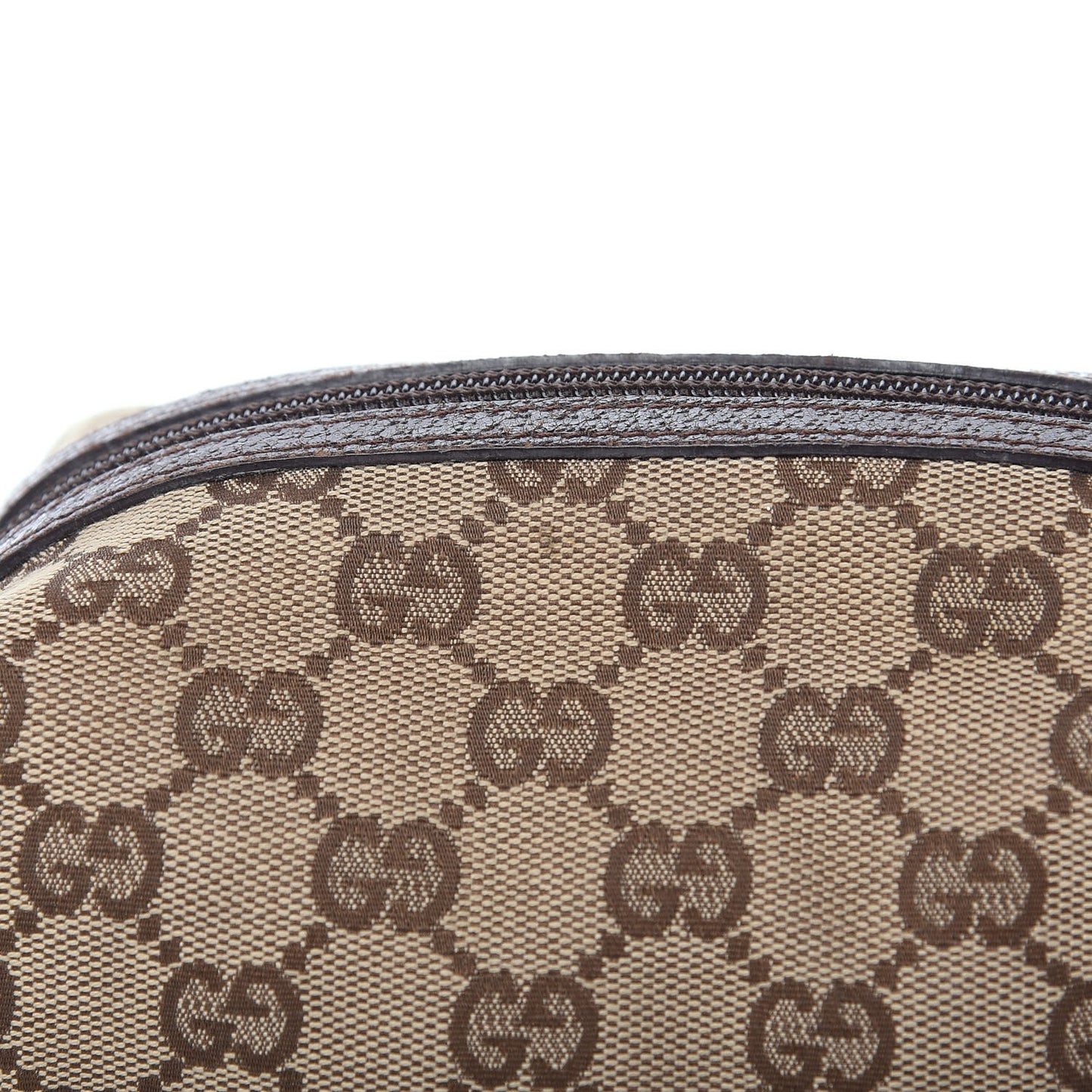 Monogram Large Cosmetic Case Brown