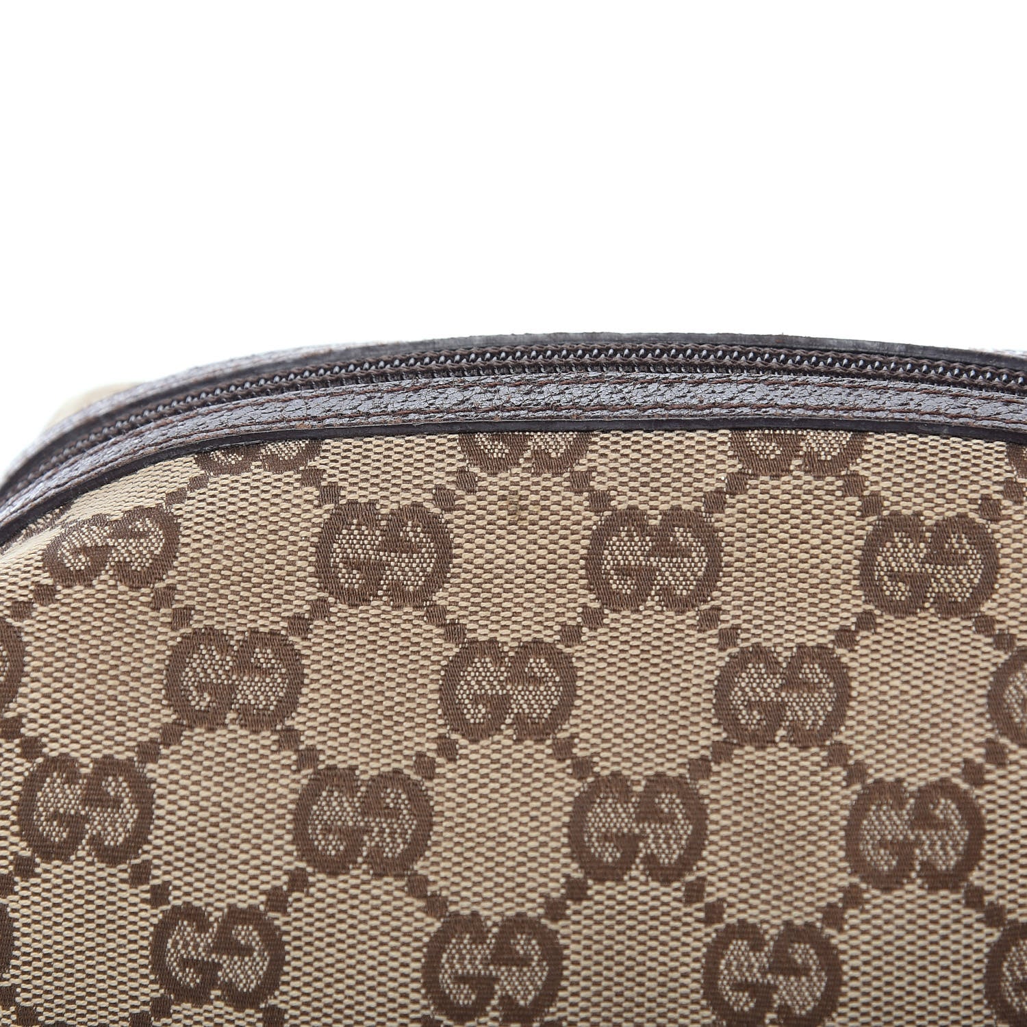 Gucci Monogram Large Cosmetic Case Brown 7 of 9