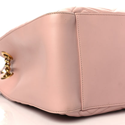 Gucci Calfskin Matelasse Medium GG Marmont Shoulder Tote Bag Perfect Pink 9 of 11