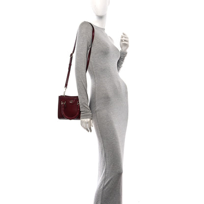 Gucci Sweetbread Calfskin Mini Diana Tote Bag Rosso Ancora 2 of 9