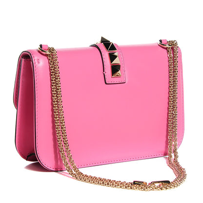 Valentino Garavani Vitello Medium Glam Lock Rockstud Flap Ninphea 3 of 7