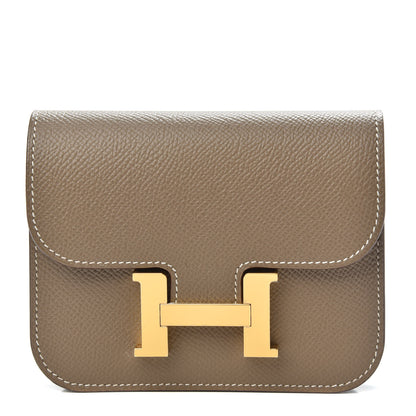 Hermes Epsom Constance Slim Wallet Etoupe 1 of 9