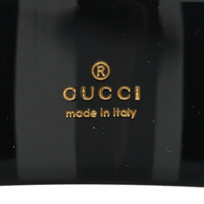 Gucci Resin Crystal Cuff Bracelet S Black 4 of 4