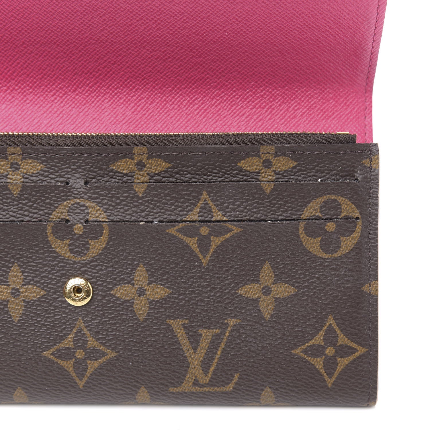 Louis Vuitton Monogram Bloom Flower Emilie Wallet 7 of 10