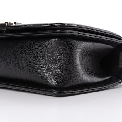 Chanel Caviar Quilted Medium Boy Flap Black 11 of 12