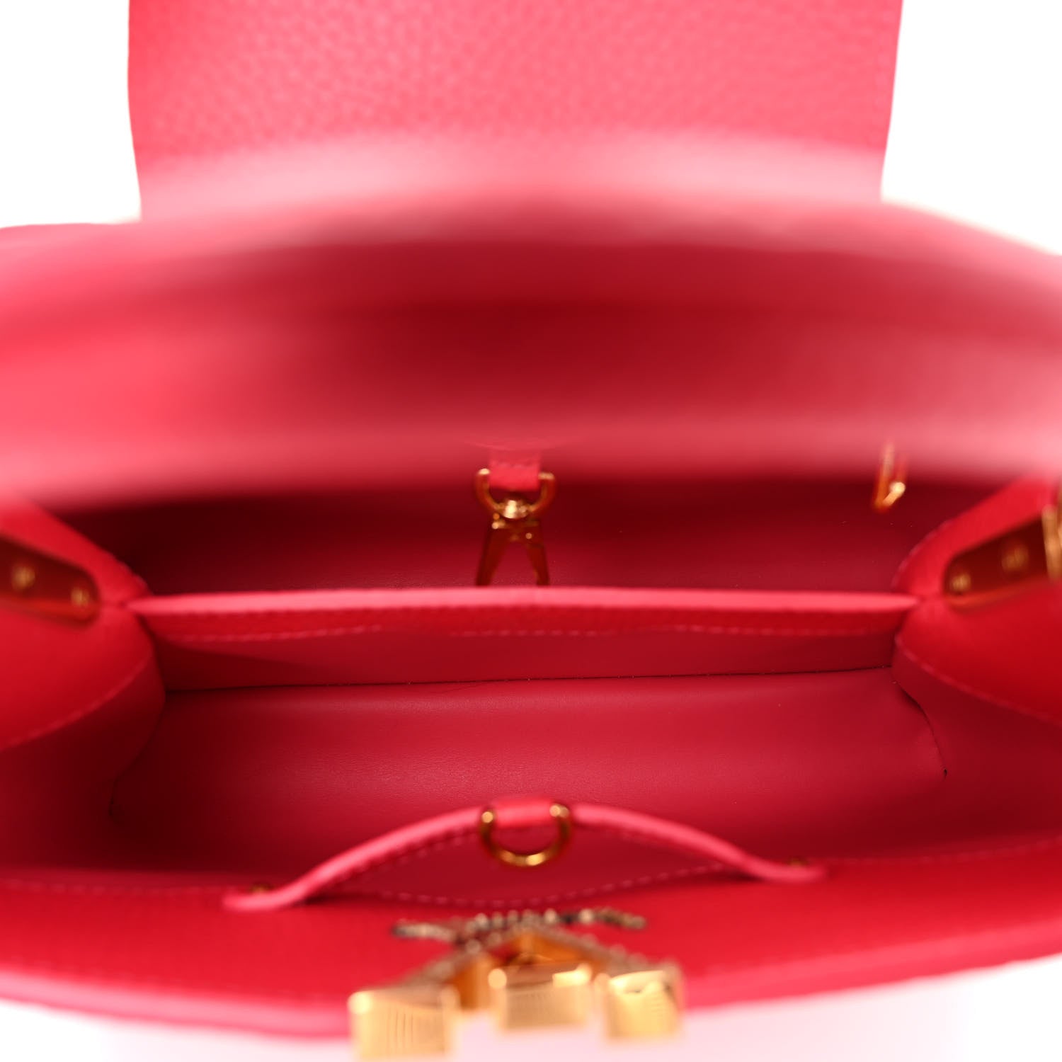 Louis Vuitton Taurillon Snakeskin Capucines BB Rose Berlingot 5 of 10