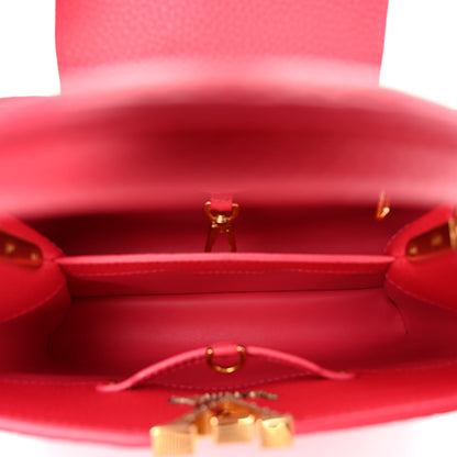 Louis Vuitton Taurillon Snakeskin Capucines BB Rose Berlingot 5 of 10