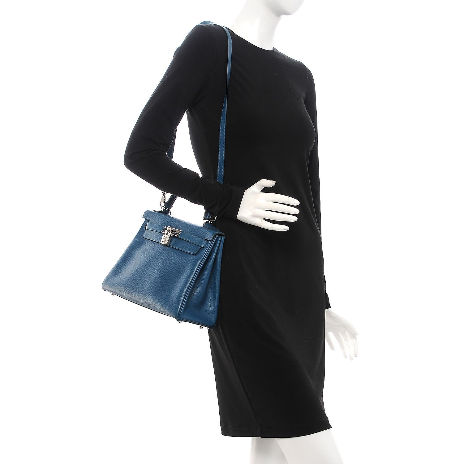 Hermes Epsom Retourne Kelly 28 Bleu Thalassa 2 of 31