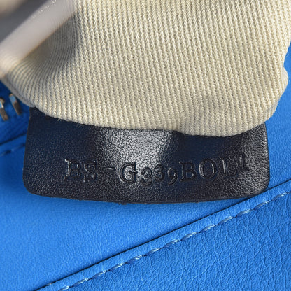Valentino Garavani Vitello Rockstud Double Handle Tote Blue Fluo 10 of 14