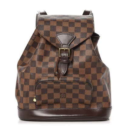 Louis Vuitton Damier Ebene Montsouris MM Backpack 1 of 14