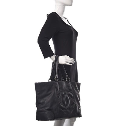 Chanel Washed Calfskin Tote Black 2 of 21