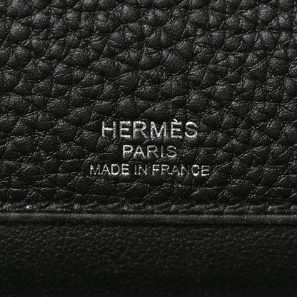 Hermes Togo Sac A Depeches 21 Messenger Bag Black 6 of 8