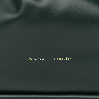 Proenza Schouler Calfskin XL Ruched Tote Petrol Green 10 of 12