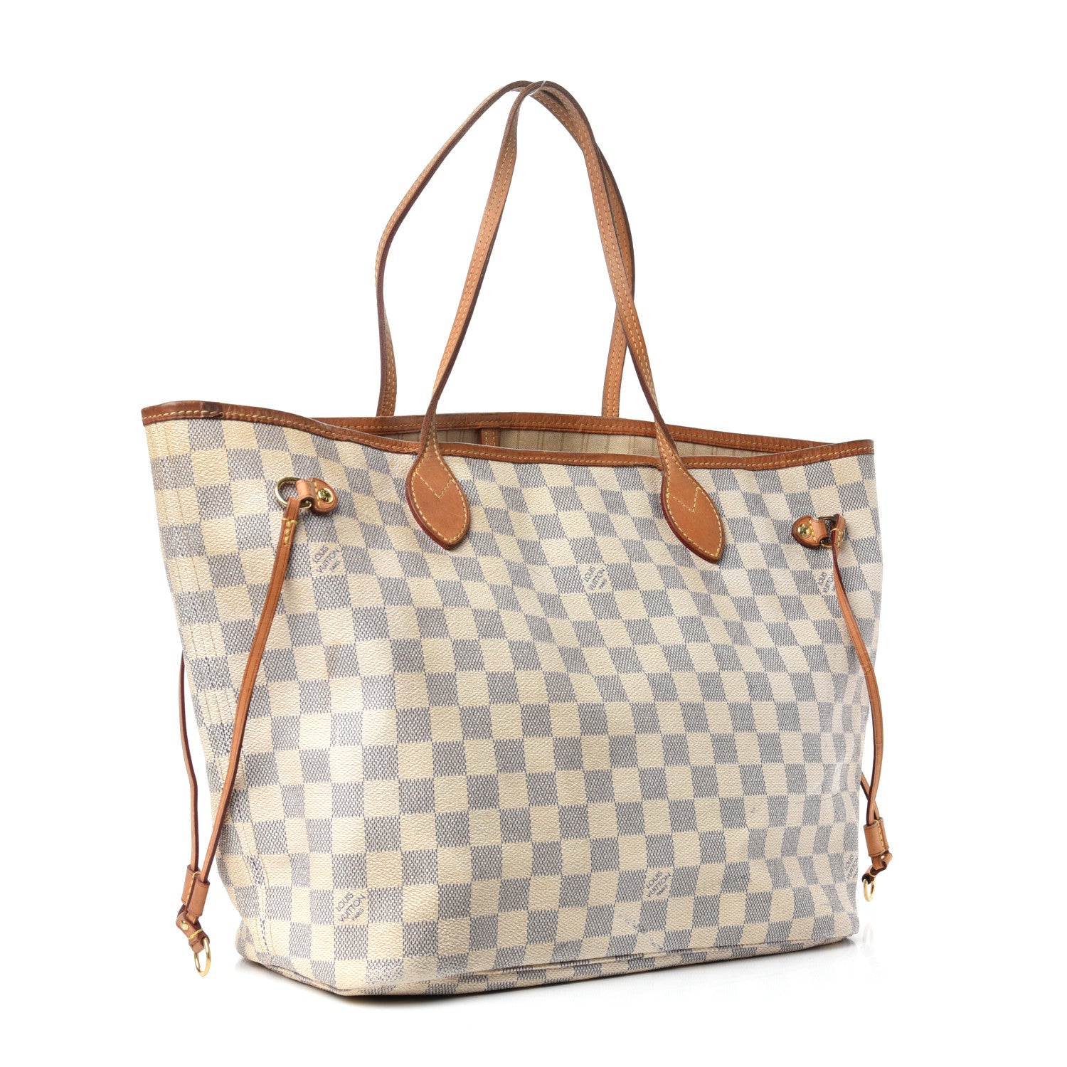 Louis Vuitton Damier Azur Neverfull MM 3 of 10