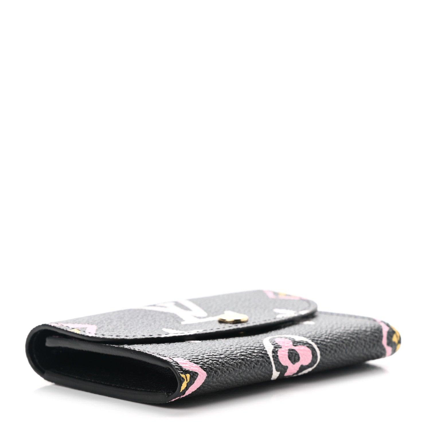 Louis Vuitton Monogram Giant Wild At Heart Rosalie Coin Purse Black 4 of 8