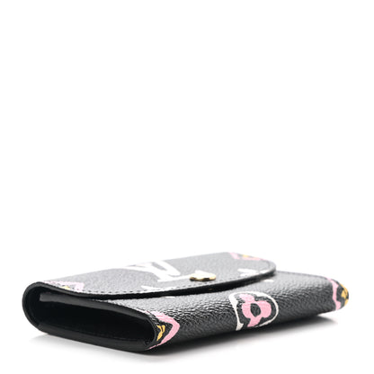 Louis Vuitton Monogram Giant Wild At Heart Rosalie Coin Purse Black 4 of 8
