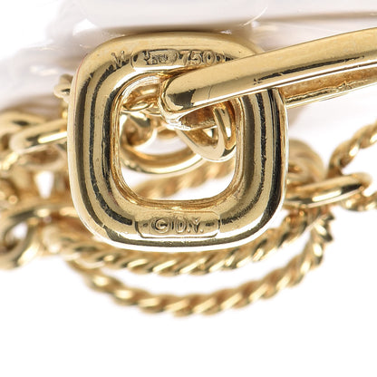 David Yurman Sterling Silver 18K Yellow Gold Diamond Black Onyx Lantana Station Necklace 6 of 6