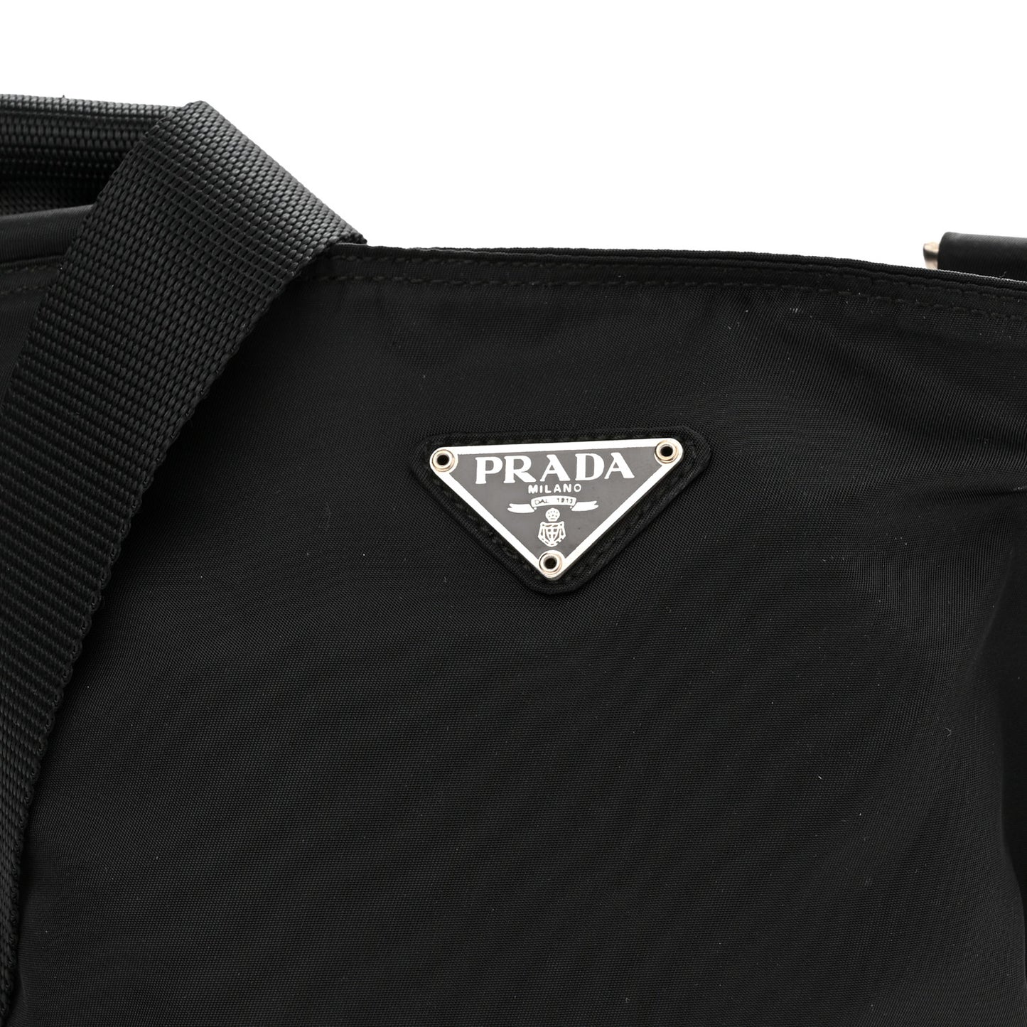 Tessuto Nylon Messenger Bag Black