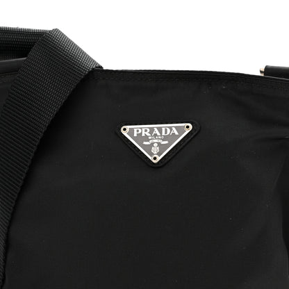 Prada Tessuto Nylon Messenger Bag Black 7 of 9