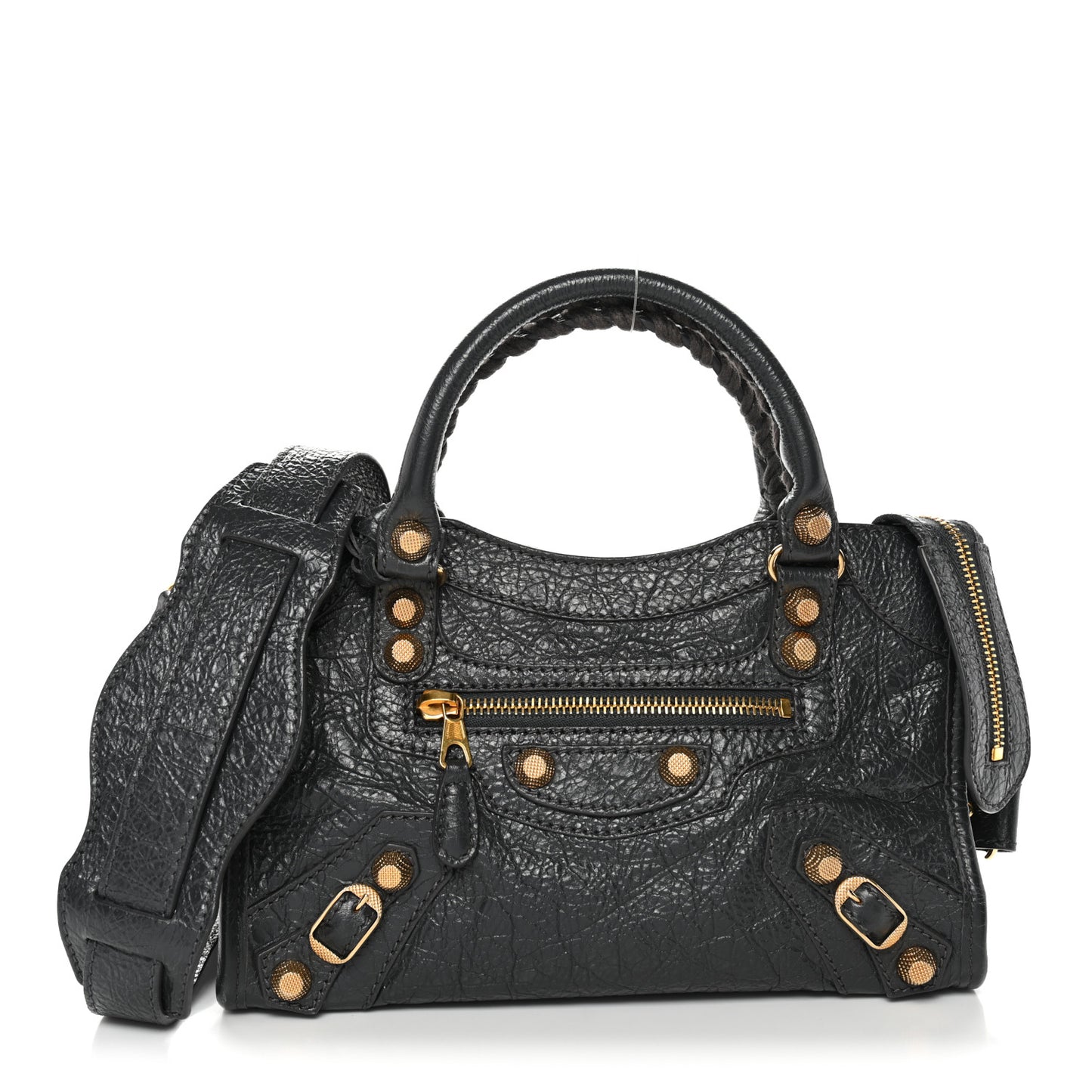 Agneau Giant 12 Gold Hardware Mini City Gris Fossile