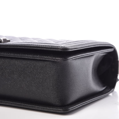 Chanel Caviar Quilted New Medium Boy Flap Black 9 of 9