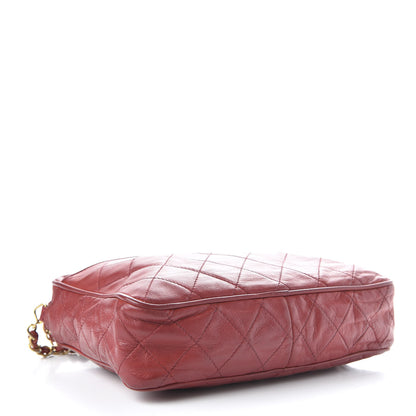 Chanel Lambskin Quilted CC Tassel Camera Case Red 4 of 9