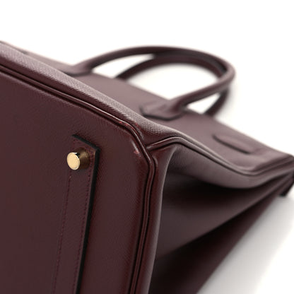 Hermes Epsom Birkin 35 Bordeaux 11 of 11