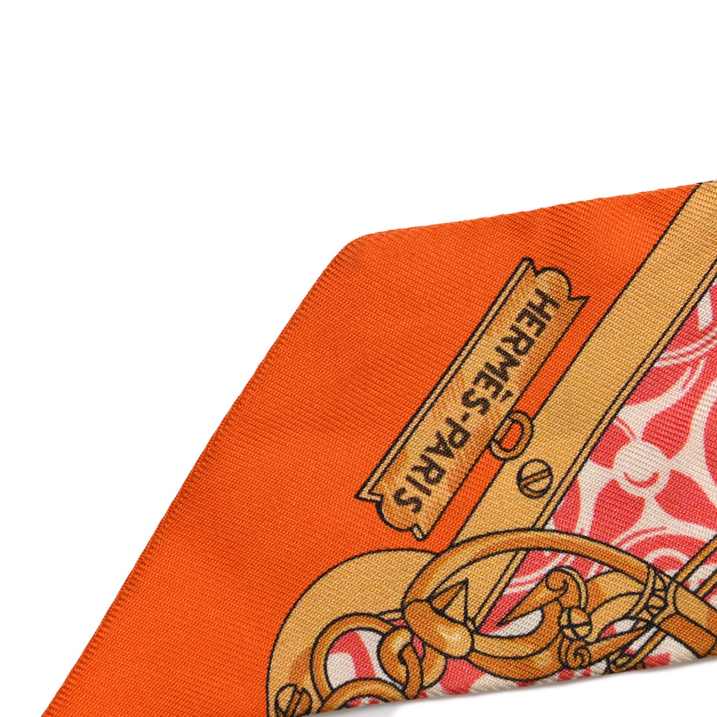 Silk Mors Et Gourmettes Remix Twilly Orange Saumon Canard