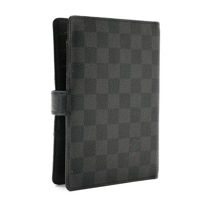 Louis Vuitton Damier Graphite Medium Ring Agenda Cover 2 of 9