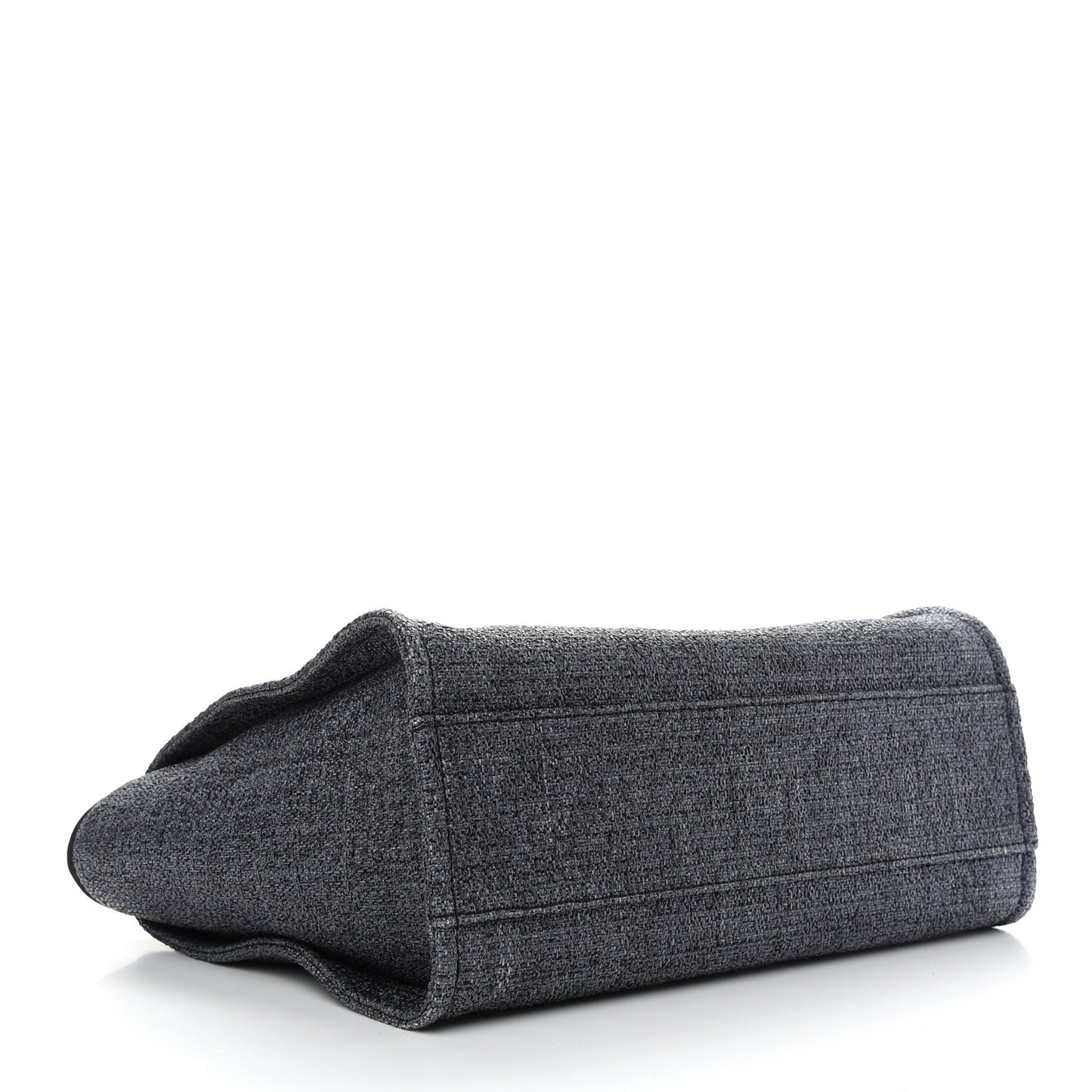 Lurex Boucle Small Deauville Tote Black