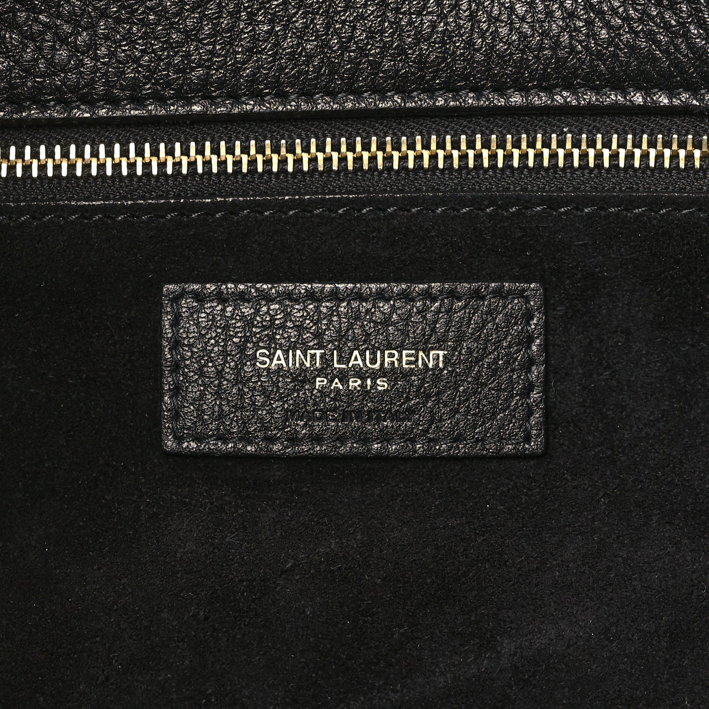 Grained Deerskin Bea Tote Black