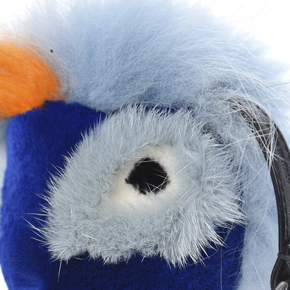 Fendi Fox Rabbit Goat Mink Fur Vitello Flamingo Dawny Monster Bag Bug Charm Azzurro Sky Orange Multicolor 4 of 4