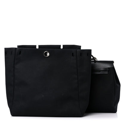 Hermes Toile Vache Calfskin Herbag 39 MM Black 2 of 28