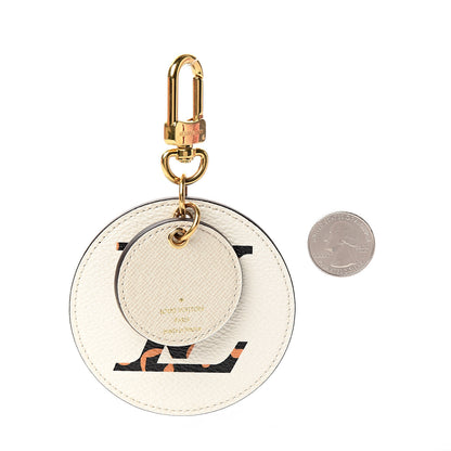 Louis Vuitton Monogram Giant Jungle Bag Charm Key Holder Ivory 2 of 4
