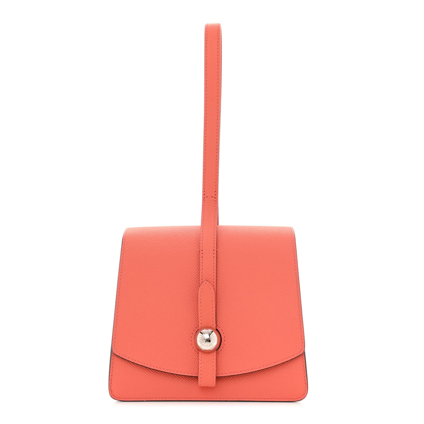 Carat Calfskin Madeleine Clutch Flamingo Ciment