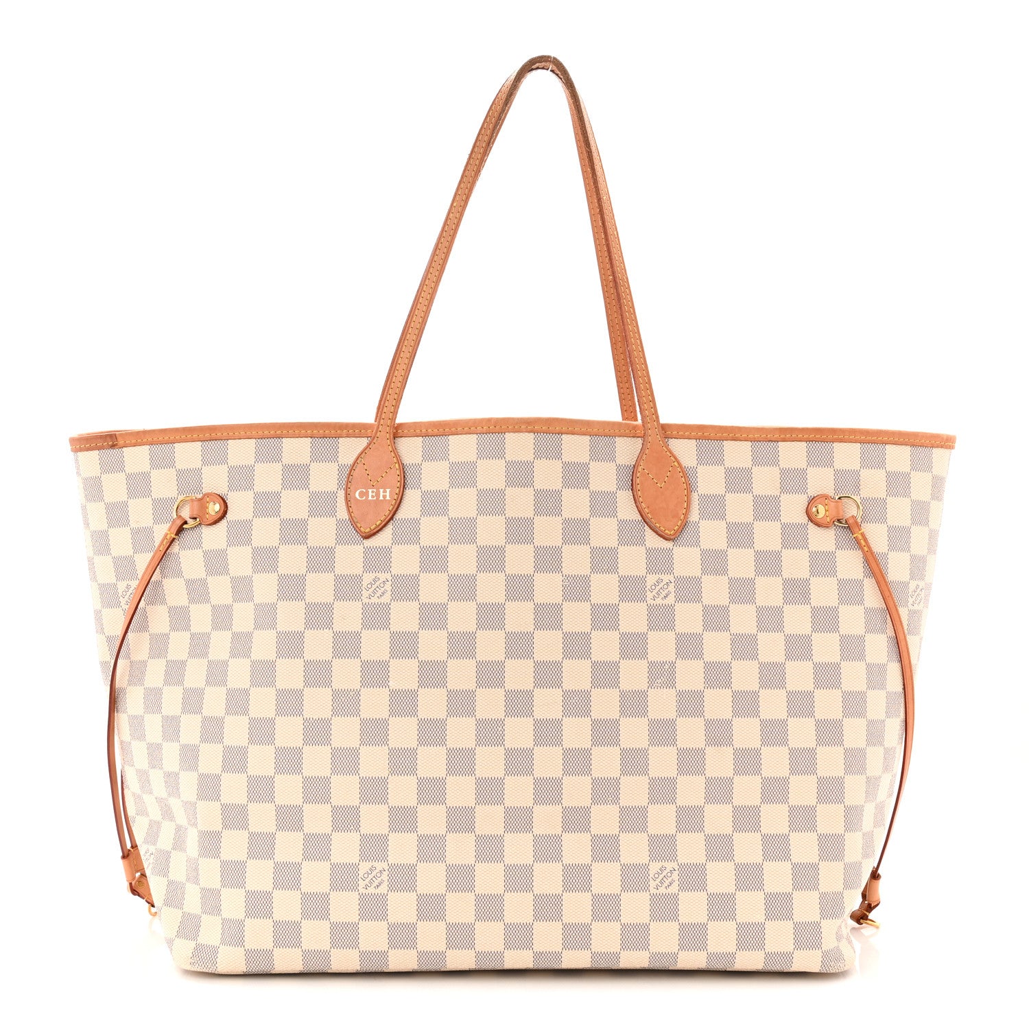 Louis Vuitton Damier Azur Neo Neverfull GM Rose Ballerine 1 of 10