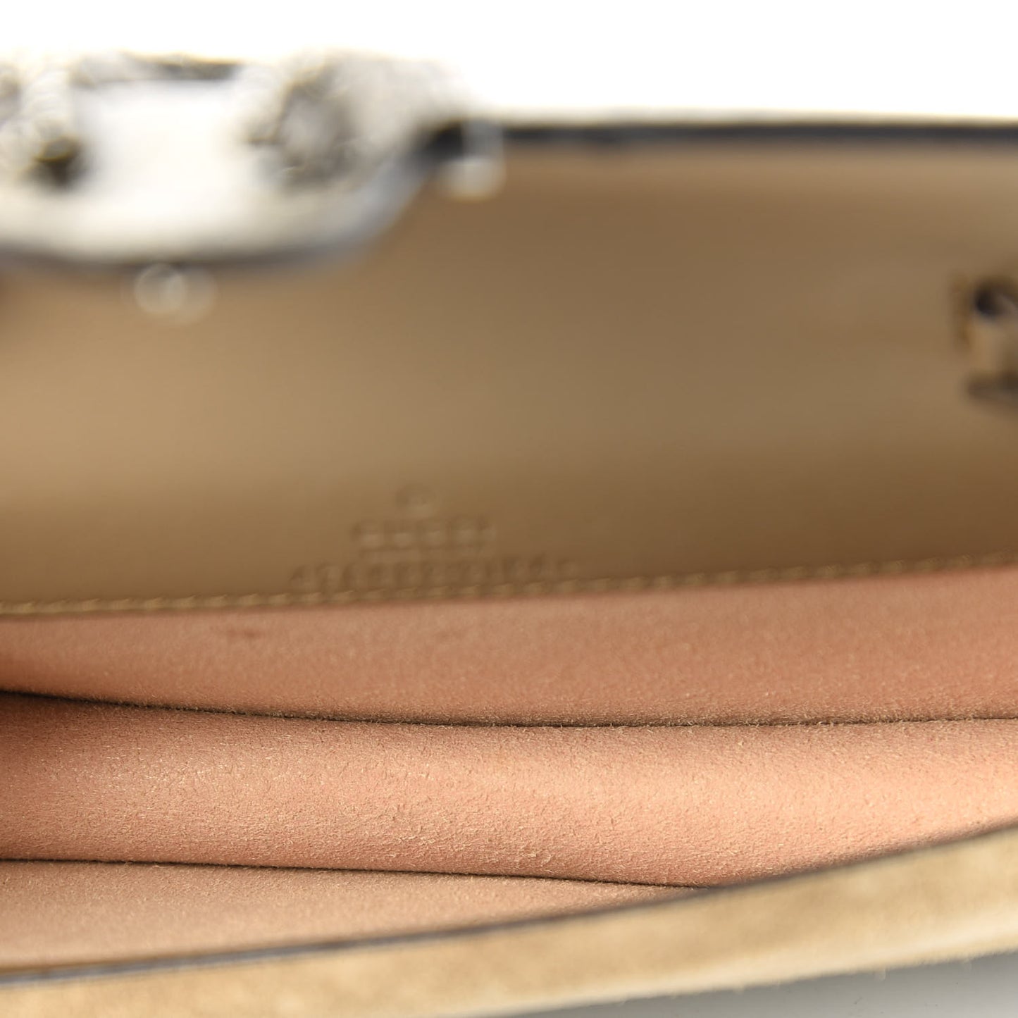 GG Supreme Monogram Super Mini Dionysus Shoulder Bag Taupe