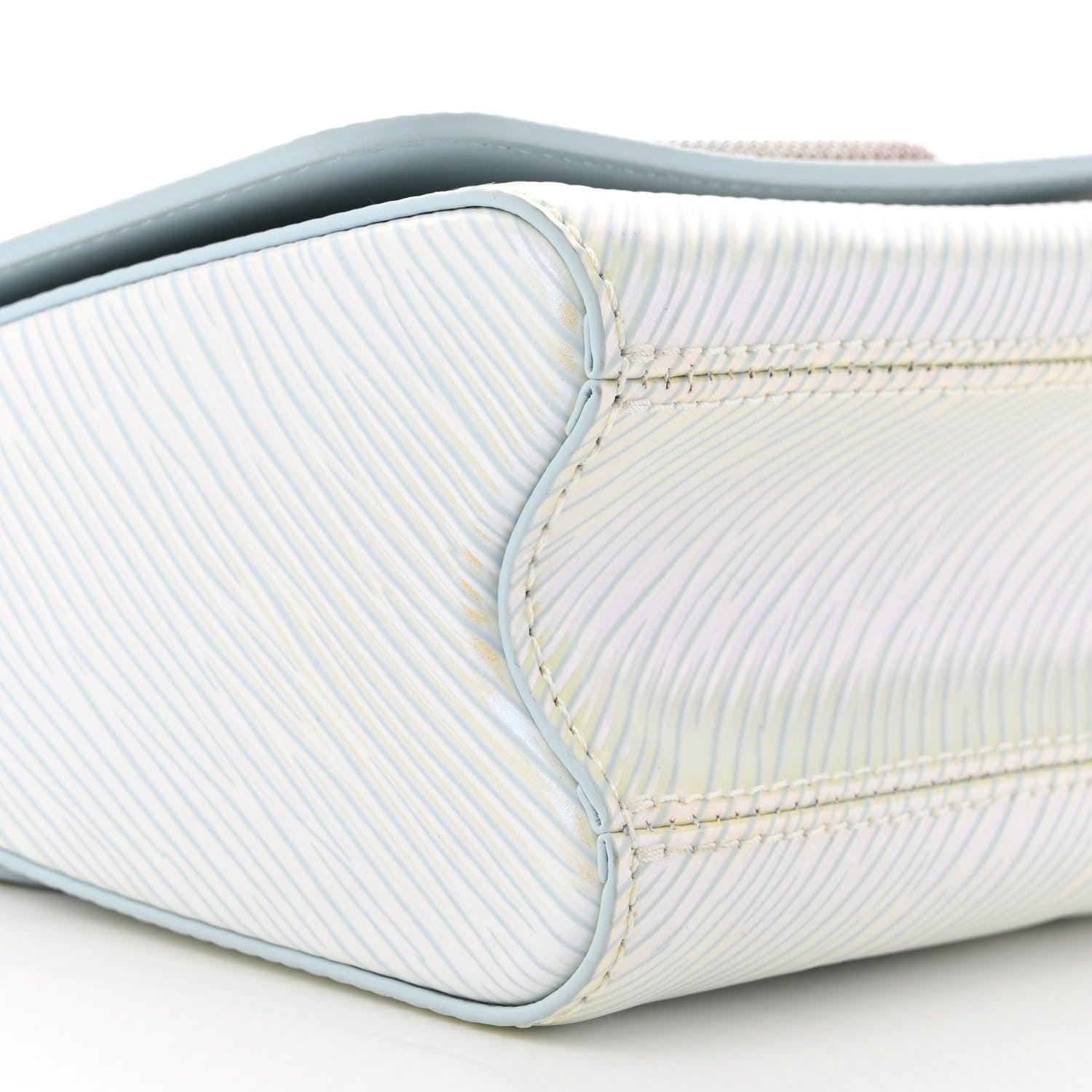 Louis Vuitton Epi Milky Way Twist Braided Chain Shoulder Bag Icy Blue 9 of 11