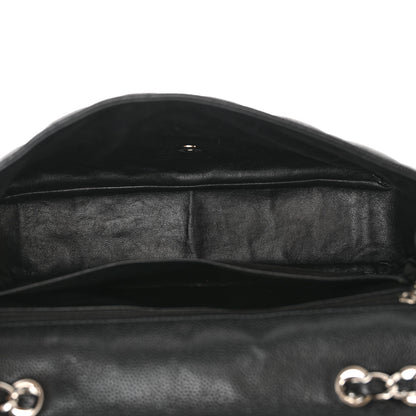 Chanel Caviar Quilted Jumbo Single Flap Black 5 of 14