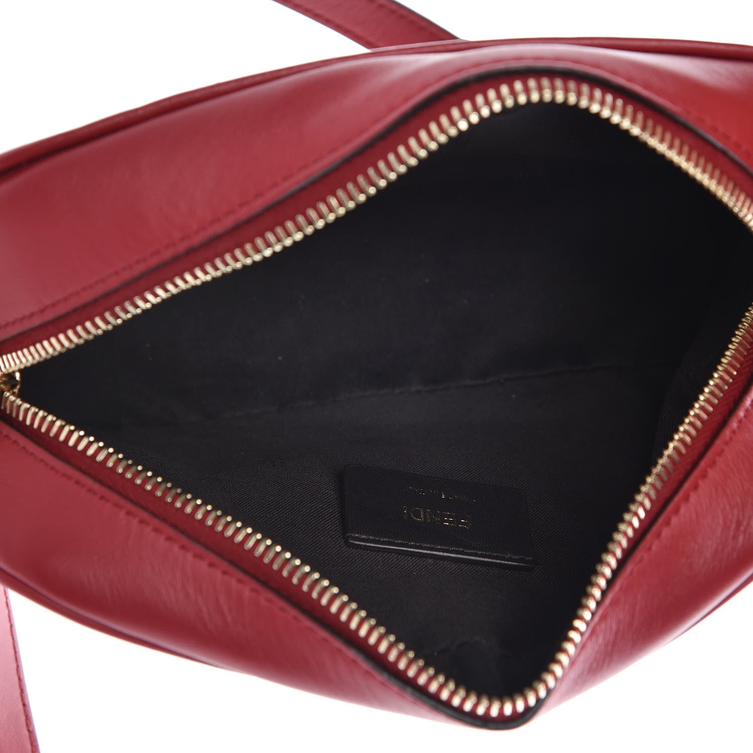 Fendi Vitello Century FF 1974 Embossed Mini Camera Case Fragola 5 of 7