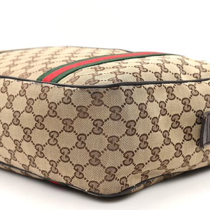 Gucci Monogram Web Carry On Tote Dark Brown 10 of 12