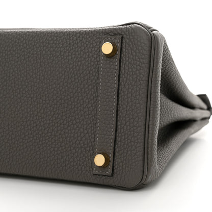 Hermes Togo Birkin 25 Gris Meyer 10 of 12