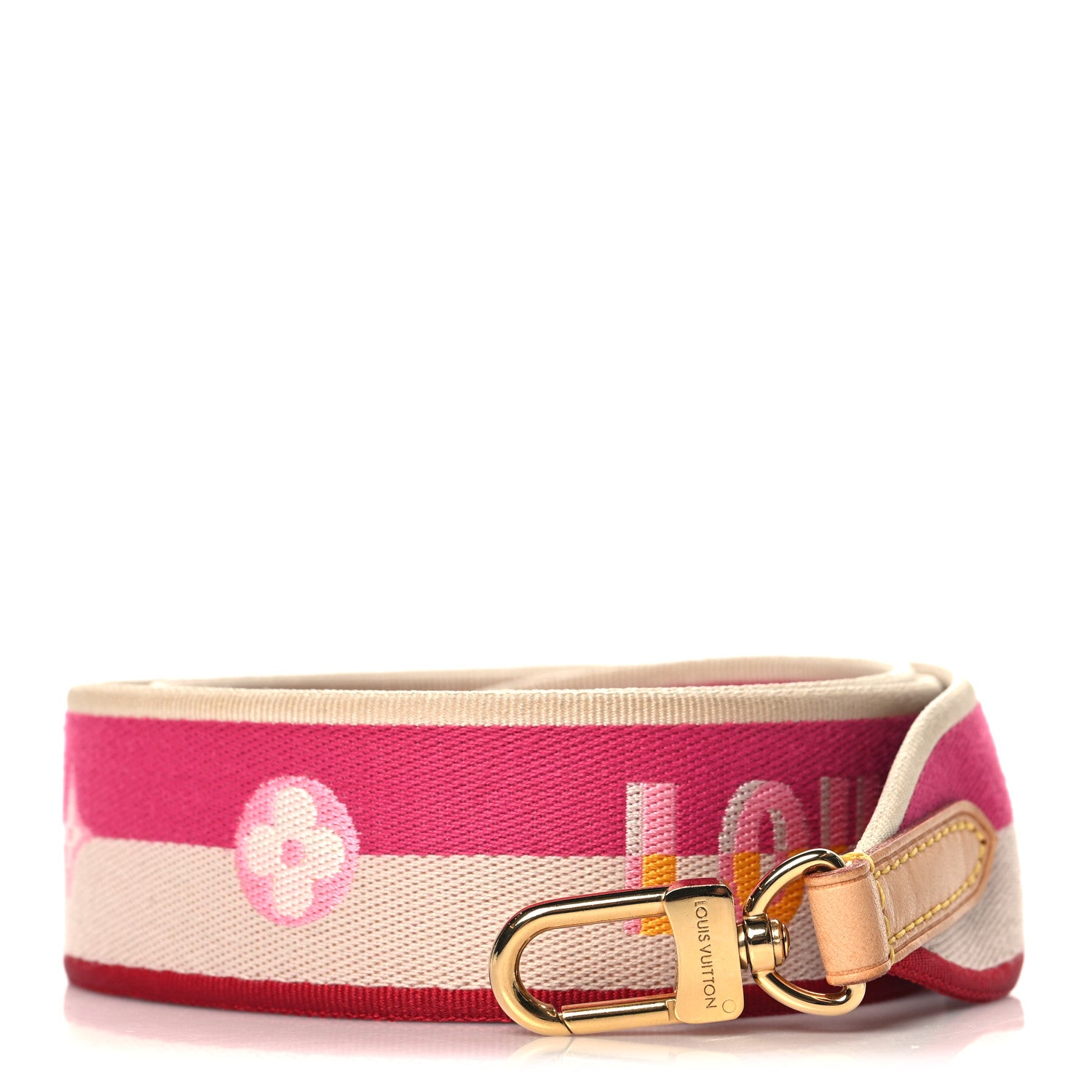 Louis Vuitton Jacquard Speedy Bandouliere 20 Shoulder Strap Fuchsia 1 of 3