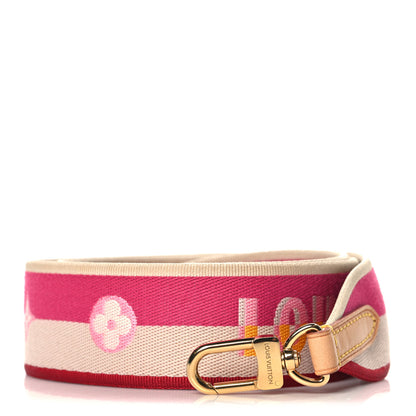 Louis Vuitton Jacquard Speedy Bandouliere 20 Shoulder Strap Fuchsia 1 of 3