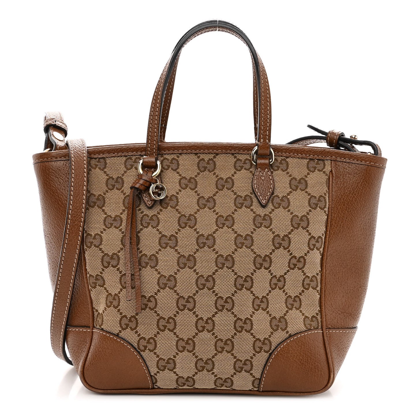 Monogram Small Bree Tote Beige Tabacco