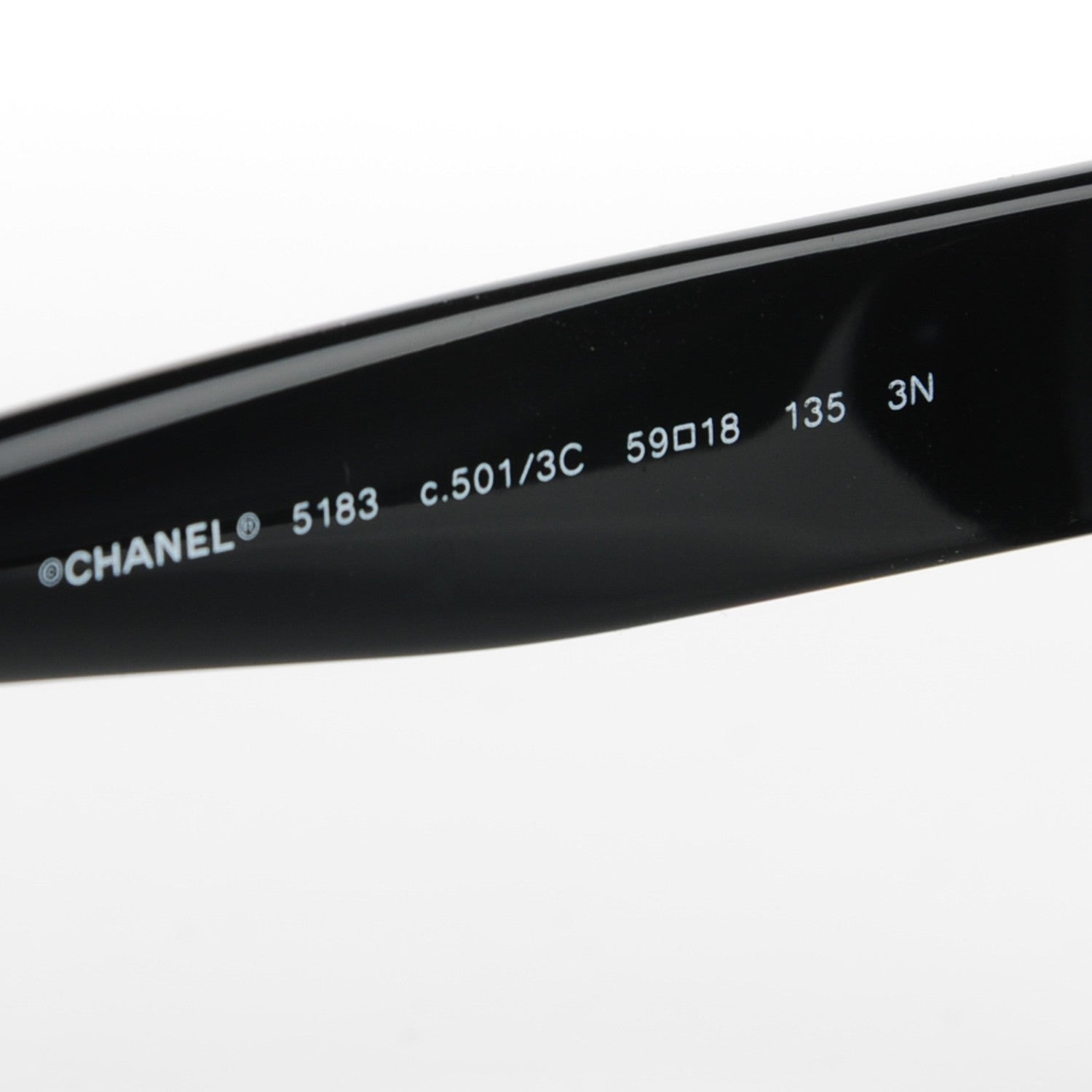 Chanel Polarized CC Sunglasses 5013C Black 6 of 6
