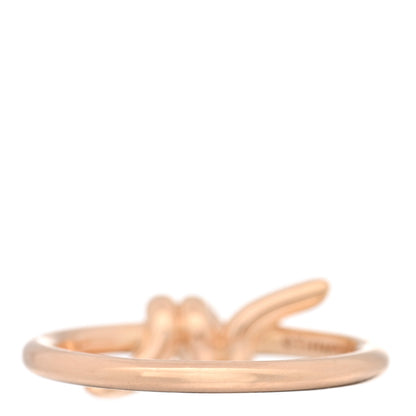 Tiffany 18K Rose Gold Knot Ring 49 5 3 of 4