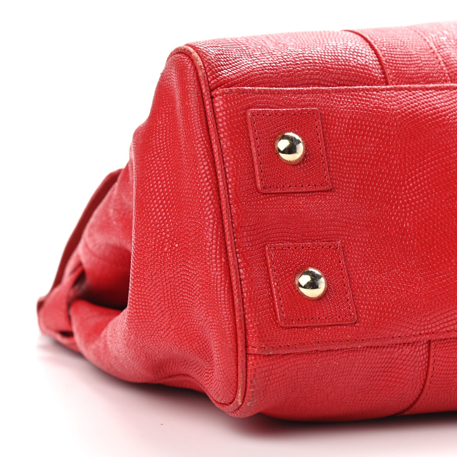 Mulberry Lizard Embossed Calfskin Bayswater Red 7 of 16